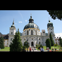 Ettal, Benediktinerabtei, Klosterkirche, Fassade