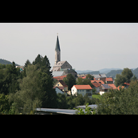 Waldkirchen, St. Peter und Paul (Bayernwalddom), Lage in der Landschaft