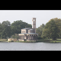 Potsdam, Heilandskirche, Ansicht von der Havel aus