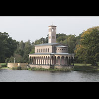 Potsdam, Heilandskirche, Ansicht von der Havel aus