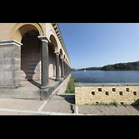 Potsdam, Heilandskirche, Umlaufende Arkaden an der Havel