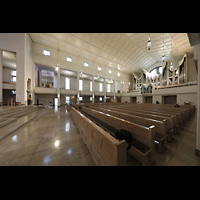 Stuttgart, Domkirche St. Eberhard, Chororgel und Hauptorgel