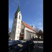 Rottenburg, St. Moriz, Auenansicht schrg seitlich