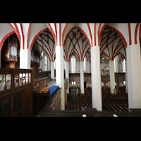 Leipzig, Thomaskirche, Blick von der Sdempore zur Sauer-Orgel