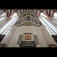 Leipzig, Thomaskirche, Bach-Orgel mit Spieltisch