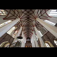 Leipzig, Thomaskirche, Innenraum in Richtung Orgel