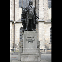 Leipzig, Thomaskirche, Bach-Denkmal