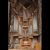 Nrnberg (Nuremberg), Frauenkirche am Hauptmarkt, Orgel mit offenem Spieltisch