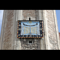 Braunschweig, Dom St. Blasii, Sonnenuhr am Sdturm