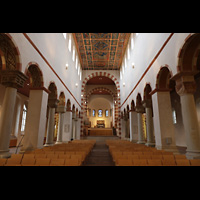 Hildesheim, St. Michaelis, Innenraum in Richtung Westchor