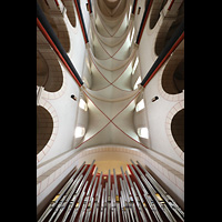 Goslar, Marktkirche St. Cosmas und Damian, Orgel und Blick ins Gewlbe