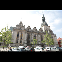 Wolfenbttel, Hauptkirche Beatae Mariae Virginis, Sdansicht von der Reichsstrae aus