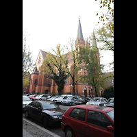 Berlin, St. Paulus Dominikanerkloster, Auenansicht von Nordosten