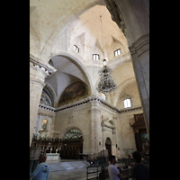 La Habana (Havanna), Catedral de San Cristbal, Vierung mit Kristall-Leuchter