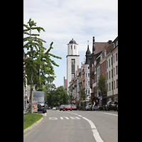 Konstanz, St. Gebhard, Blick vom Sternenplatz zu St. Gebhard