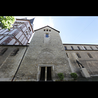 Schaffhausen, Mnster (ehem. Kloster zu Allerheiligen), Auenansicht Nordseite