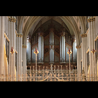 Fribourg (Freiburg), Cathdrale Saint-Nicolas, Hauptorgel