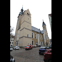 Freiberg, St. Petri (-Nikolai), Ansicht von Sdwesten (Petriplatz)