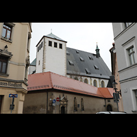 Freiberg, Dom St. Marien, Auenansicht von Sden (Domgasse) aus