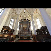 Bautzen, Dom St. Petri, Hochaltar im Chorraum (katholischer Teil)