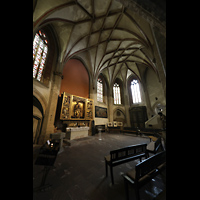 Grlitz, Dreifaltigkeitskirche, Barbarakapelle mit Marienaltar