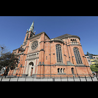 Dsseldorf, Johanneskirche, Seitenansicht von Nordosten