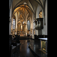 Dsseldorf, Basilika St. Lambertus, Chorraum mit Chororgel