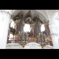 Weingarten, Basilika  St. Martin, Hauptorgel seitlich