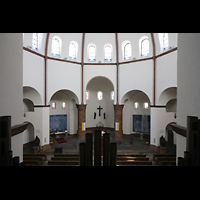 Berlin, St. Marien (Maria, Hilfe der Christen9, Blick ber das Brstungspositiv in die Kirche