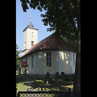 Berlin, Dorfkirche Heiligensee, Auenansicht von Sdosten