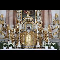Waldsassen, Dreifaltigkeitskirche (Wallfahrtskirche der Heiligsten Dreifaltigkeit), Hauptaltar