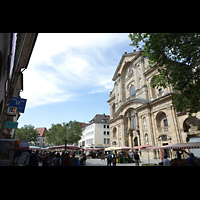 Bamberg, St. Martin, Auenansicht vom Grnen Markt