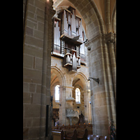 Bamberg, Kaiserdom St. Peter und St. Georg, Hauptorgel seitlich