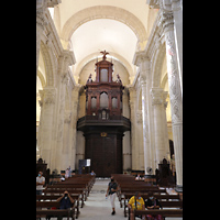 Sevilla, Iglesia de El Salvador, Innenraum in Richtung Orgel