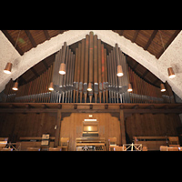 Berlin, Johanneskirche Frohnau, Orgel mit Spieltisch