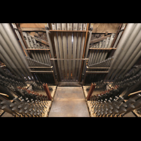 Barcelona, Catedral de la Santa Creu i Santa Eullia, Pfeifen der Orgue Major