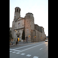 Barcelona, Sant Vicen de Sarri, Auenansicht von der Ecke Carrer Major de Sarra / Pg. de la Bonanova