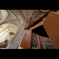 Magdeburg, Kathedrale St. Sebastian, Blick von der Chororgel zur hauptorgel