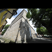 Helmstedt, Stadtkirche St. Stephani, Fasssade und sdliches Seitenschiff