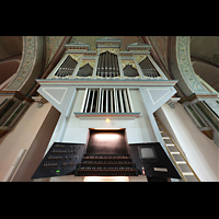 Helmstedt, Stadtkirche St. Stephani, Orgel mit Spieltisch