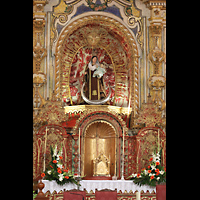 Villa de Arico (Teneriffa), San Juan Bautista, Hauptaltar-Detail