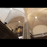 San Cristbal de La Laguna (Teneriffa), Catedral de Nuestra Seora de los Remedios, Blick schrg hinauf zur Orgel