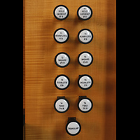 Herbolzheim, St. Alexius, Chororgel, rechte Registerstaffel