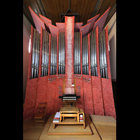 Offenburg, St. Philippus und Jakobus (Weingartenkirche), Orgel mit Spieltisch