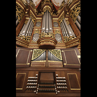 Stade, St. Wilhadi, Orgel mit Spieltisch