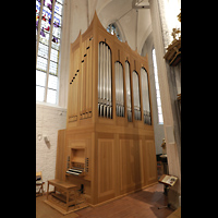 Stade, St. Wilhadi, Chororgel von der Vierung aus gesehen