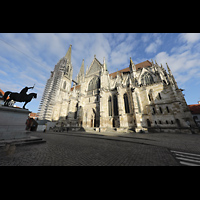 Regensburg, Dom St. Peter, Ansicht von Sdosten