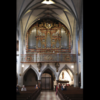 Alttting, Stiftskirche St. Philippus und Jakobus, Orgelempore