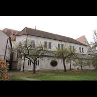 Regensburg, Basilika St. Emmeram, Ansicht von Norden, im Vordergrund: St. Rupert