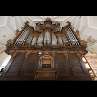 Regensburg, Dreieinigkeitskirche, Orgel perspektivisch